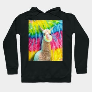 Tie Dye Llama Hoodie